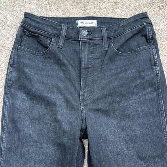 Madewell Curvy High Rise Slim Straight Richgrove Wash Stretch Jeans Size 29 - Picture 3 of 8